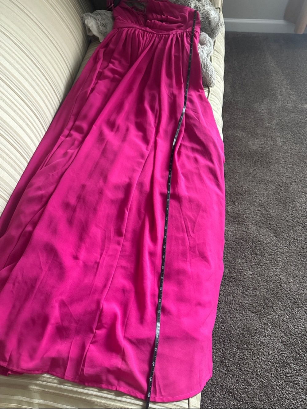Pink Lily It All Begins With Love Magenta Maxi Dress - Picture 8 of 9